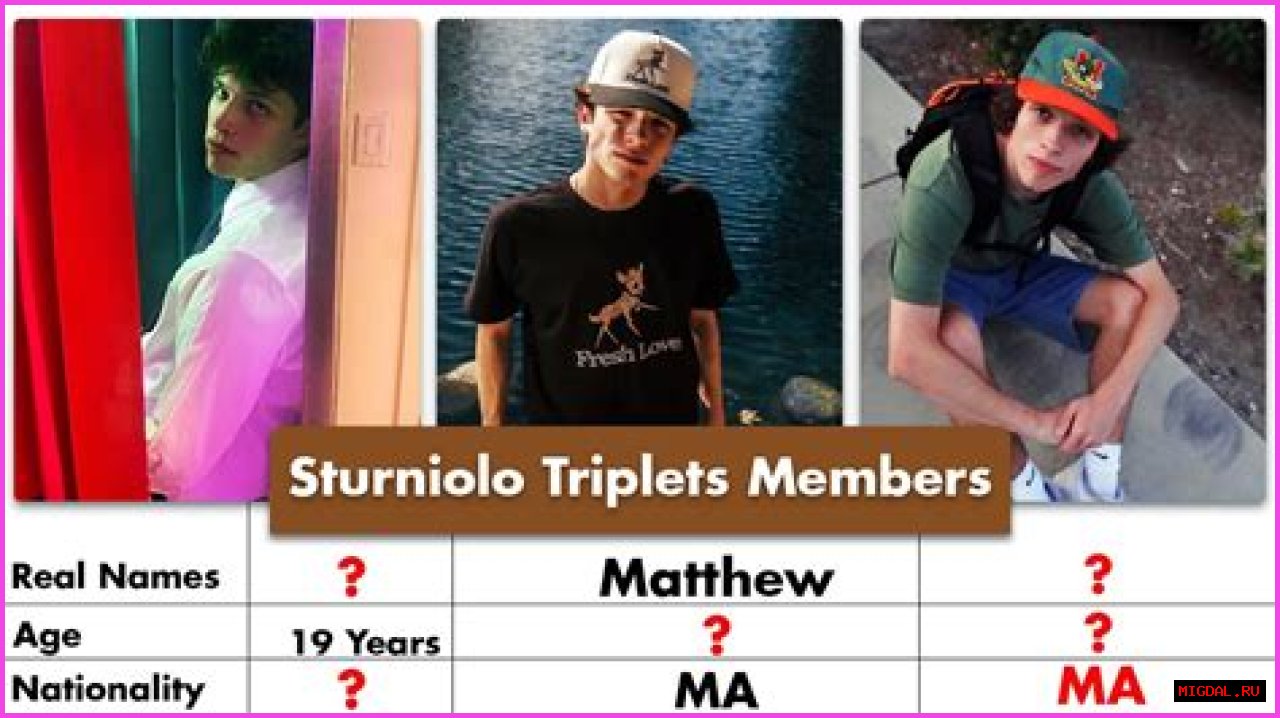 Unraveling The Mystery: The Sturniolo Triplets Age